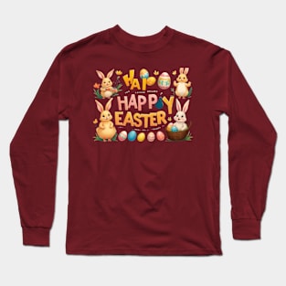 HAI Happy Easter! Easter Gifts Long Sleeve T-Shirt